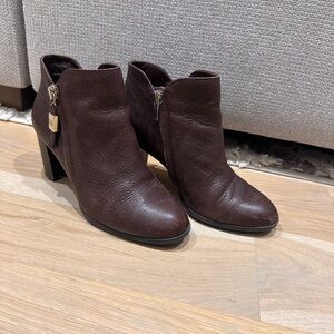 Alex Marie Dark Brown Ankle Booties